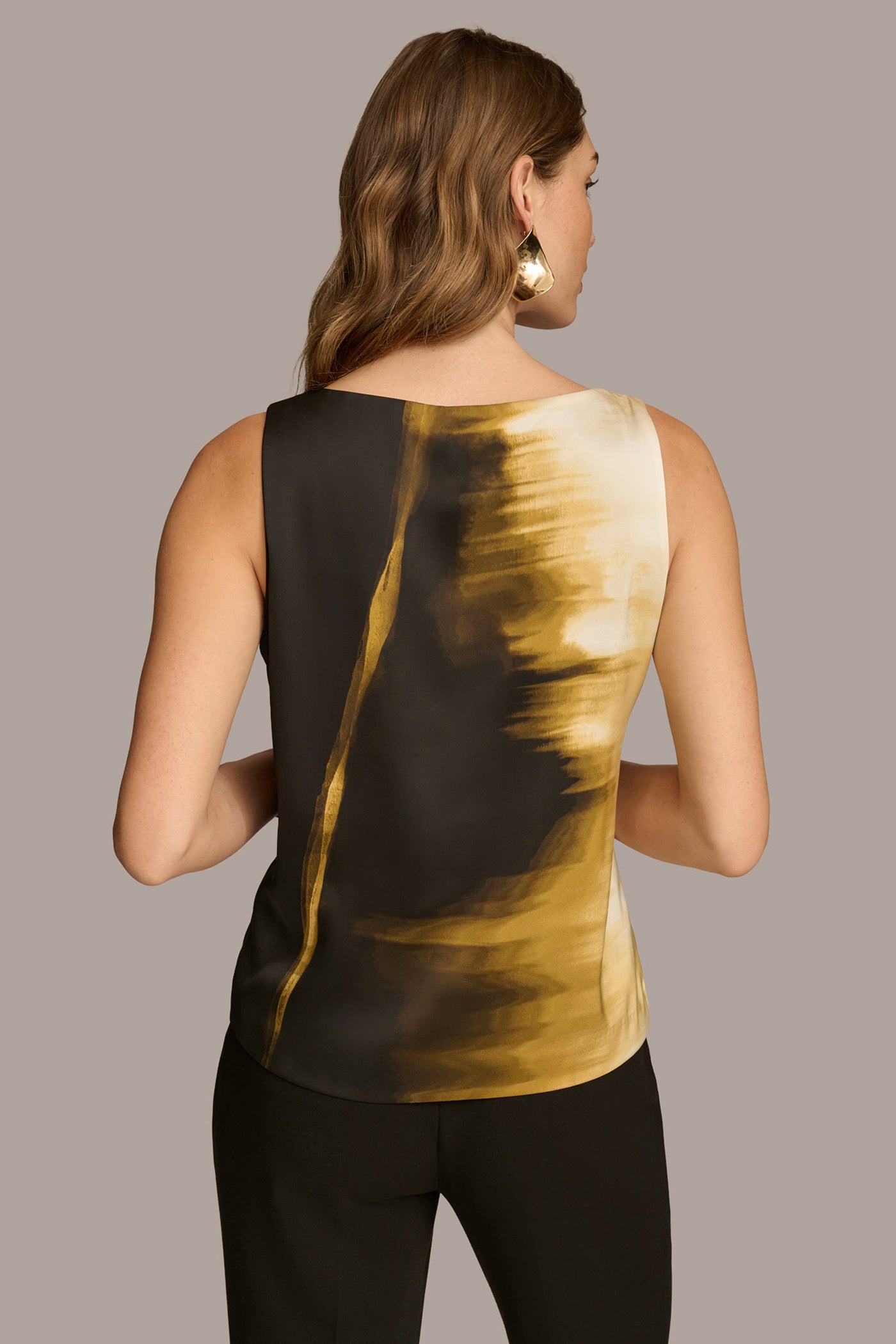 (image for) DOMINEERING CHARMEUSE SCOOP NECK CAMI